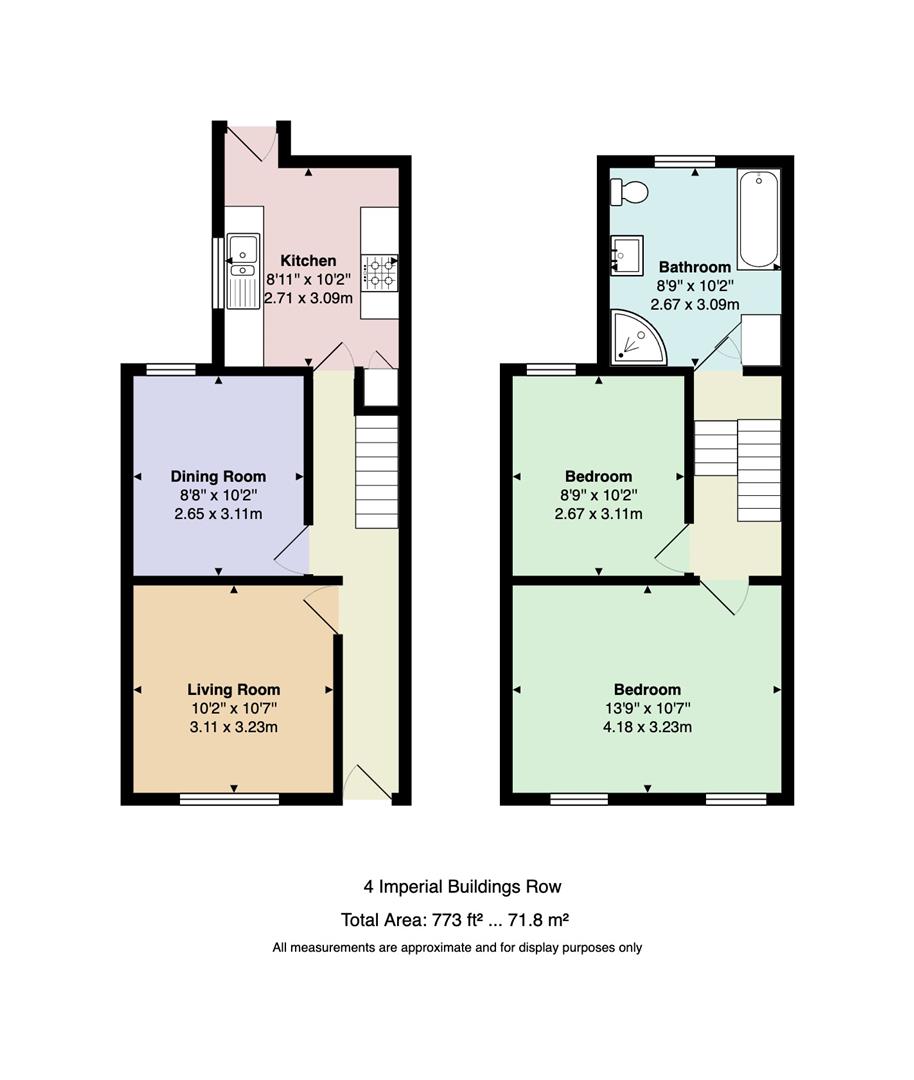 Floorplan for Imperial Buildings Row, Llandaff, Cardiff